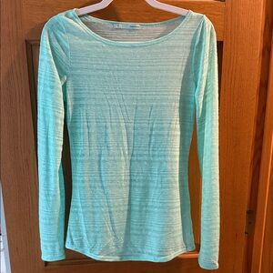 Maurices Aqua Long Sleeve Top